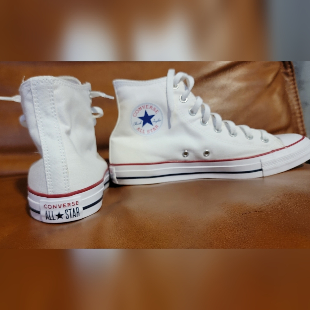 Shoes- new Converse high tops White